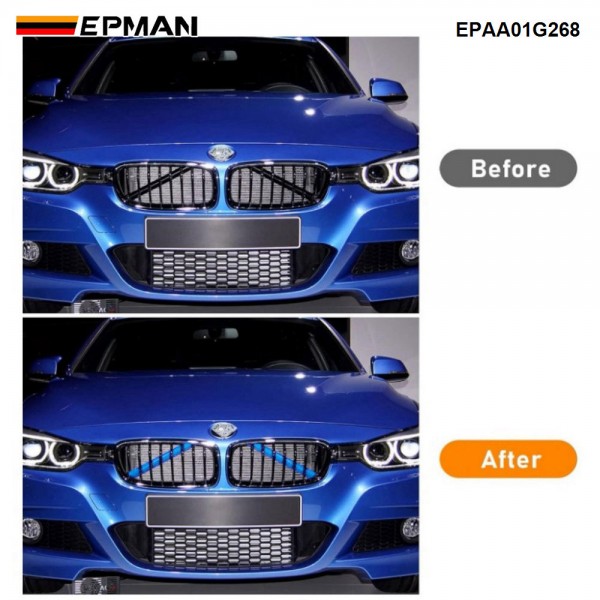 EPMAN V Brace Bars The Ultimate Upgrade for BMW 3 Series Front Grille Kidney 2006-2013 EPAA01G268 EPMAN V Brace Bars The Ultimate Upgrade for BMW 3 Series Front Grille Kidney 2006-2013 EPAA01G268