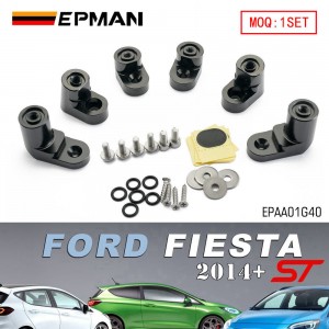 EPMAN Rear Wing Spoiler Riser Extender Kit Bolt-on Type Compatible with 2013+ Ford Focus ST 4Dr Hatchback 2014 2015 2016 2017 2018 EPAA01G40
