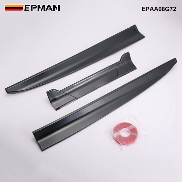 EPMAN 20SETS/CARTON Universal Car Tail Wing Rear Wing Roof Spoiler Sedan Hatchback DIY Length Spoiler Lip EPAA08G72-20T