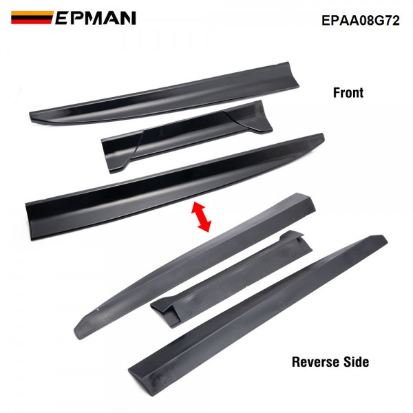 EPMAN 20SETS/CARTON Universal Car Tail Wing Rear Wing Roof Spoiler Sedan Hatchback DIY Length Spoiler Lip EPAA08G72-20T
