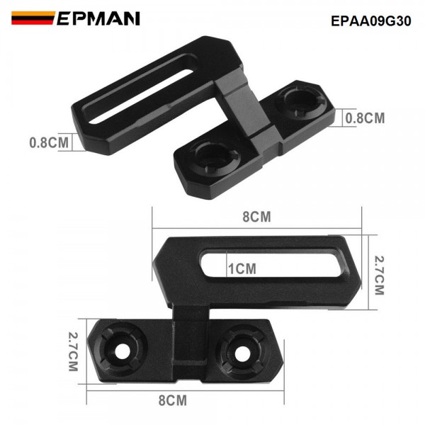 EPMAN Dual A-Pillar Light Mount Off-Road Ditch Lights Mounting Brackets For Ford Bronco Accessories 2/4 Door 2021-2025 (1 Pair) EPAA09G30