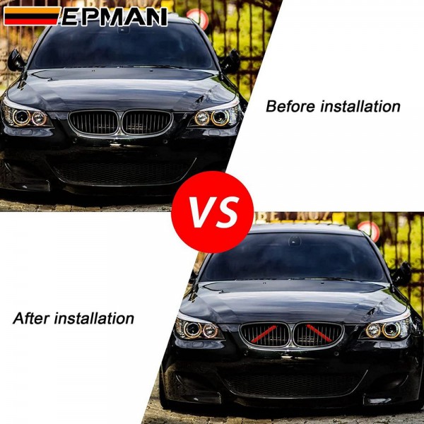 EPMAN FRONT GRILLE TRIM STRIPS PIPE FOR BMW F10 F30 F32 1 2 3 4 5 6 7SERIES SPORT STYLE EPMAN FRONT GRILLE TRIM STRIPS PIPE FOR BMW F10 F30 F32 1 2 3 4 5 6 7SERIES SPORT STYLE