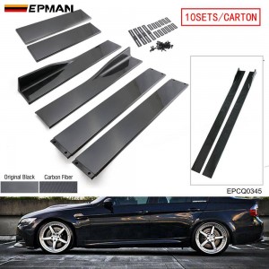 EPMAN 10SETS/CARTON Side Skirt Extension Lip Rocker For Honda Accord For Toyota Nissan Mitsubishi Sedan Coupe Universal EPCQ0345-10T 