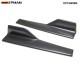 EPMAN -1Pair  Car Side Skirt Rocker Splitters Winglet Wings Canard Diffuser Spoiler Kits EPCQ45BK