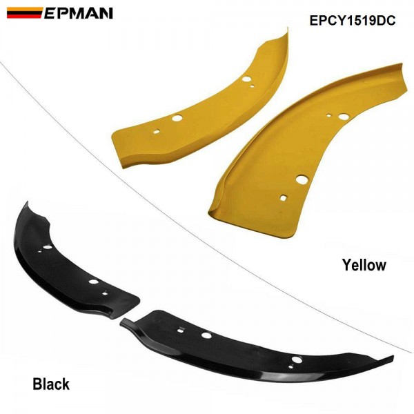 EPMAN 10SETS/CARTON Front Bumper Lip Splitter Protector Trim For Dodge Charger SRT Scat Pack 2015-2019 EPCY1519DC-10T