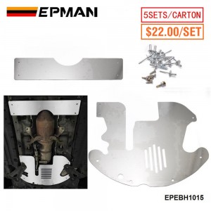 EPMAN 5SETS/CARTON Catalytic Converter Protector Shield Defender Aluminum Replacement For Toyota Prius 2010 2011 2012 2013 2014 2015 - Catalytic Converter Anti Theft EPEBH1015-5T