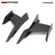 EPMAN 50SETS/CARTON Universal Black Car Front Bumper Lip Splitter Fins Body Canards Diffuser Spoiler For BMW EPFD004BK-50T