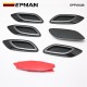 EPMAN 20SETS/CARTON 6PCS/SET Car Exterior Air Flow Vent Hoods Decoration Sticker Fender Side Trim Cover For Car Modified Fender Side Fake Vent EPFVH226-20T EPMAN 20SETS/CARTON 6PCS/SET Car Exterior Air Flow Vent Hoods Decoration Sticker Fender Side Trim Cover For Car Modified Fender Side Fake Vent EPFVH226-20T