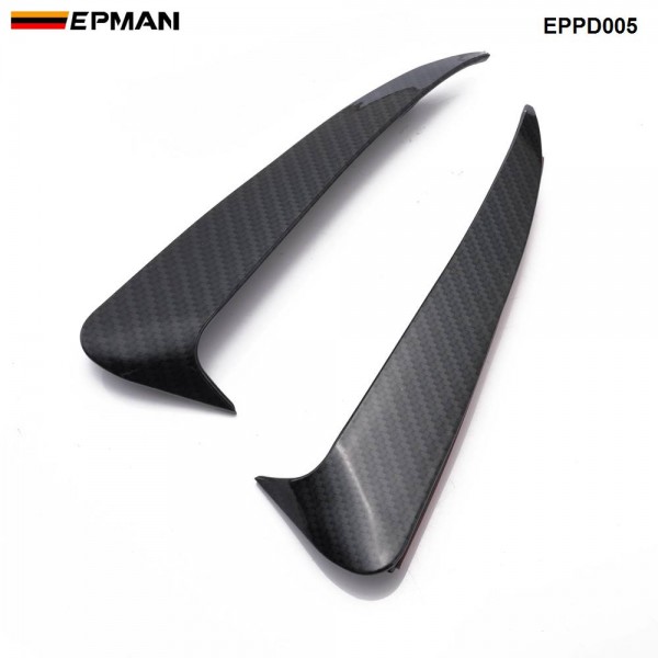 EPMAN 50SETS/CARTON Rear Bumper Lip Decoration Diffuser Splitter Fins Body Spoiler Canards Valence Chin Car Tuning Canard For W118 CLA35 CLA45 CLA180 CLA200 EPPD005-50T 
