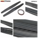 EPMAN 50SETS/CARTON 2PCS Car Bumper Protector Front Body Corner Lip Bumper Side Guard Rear Back Protection Carbon Fiber Stickers EPPD510-50T