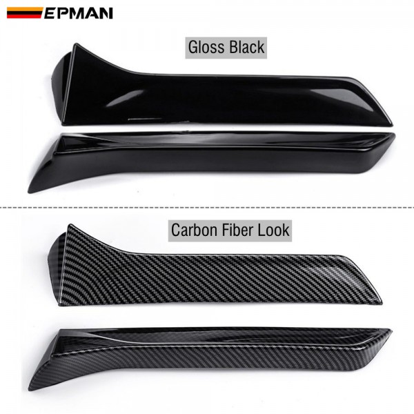 EPMAN 20SETS/CARTON Rear Side Roof Spoiler Window Side Wing Splitter For SEAT LEON 2013-2021 EPRSR1321-20T EPMAN 20SETS/CARTON Rear Side Roof Spoiler Window Side Wing Splitter For SEAT LEON 2013-2021 EPRSR1321-20T