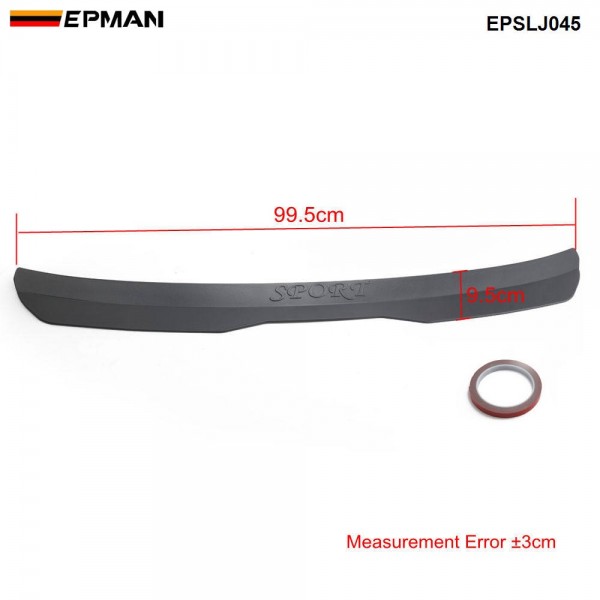 EPMAN 20SETS/CARTON Black Rear Roof Spoiler Wing For Volkswagen VW Golf7 MK7 MK7.5 GTI/R 2014-2018 EPSLJ045-20T EPMAN 20SETS/CARTON Black Rear Roof Spoiler Wing For Volkswagen VW Golf7 MK7 MK7.5 GTI/R 2014-2018 EPSLJ045-20T