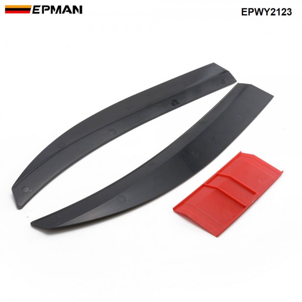 EPMAN 20SETS/CARTON ABS Adjustable Universal Car Rear Trunk Spoiler Lip Spoiler Wing For Car Universal Adjustable Rear Trunk Spoiler Lip EPWY2123-20T 