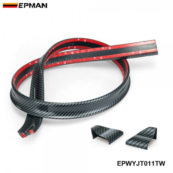 EPMAN 40SETS/CARTON Universal 1.5M*35MM Carbon Fiber Car Rear Automotive Spoilers Carbon Spoiler EPWYJT011TW-40T