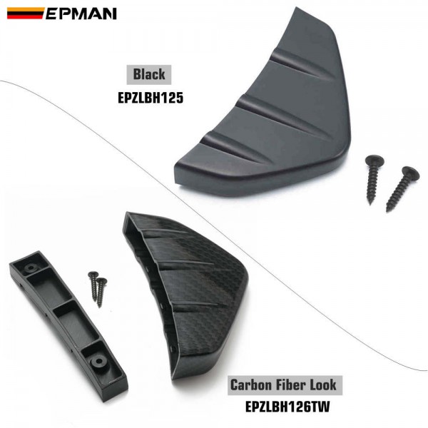 EPMAN 50SETS/CARTON Universal Modified ABS Rear Bumper Lower Air Diffuser Fin Splitter Body Spoiler Knife Kits 
