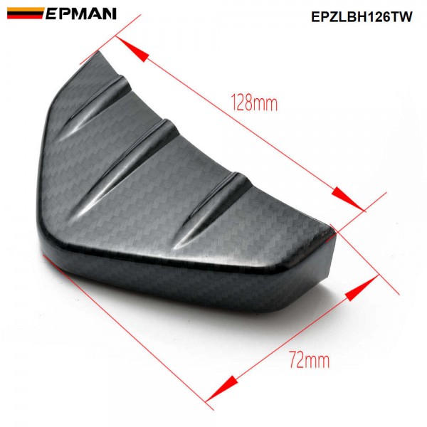 EPMAN 50SETS/CARTON Universal Modified ABS Rear Bumper Lower Air Diffuser Fin Splitter Body Spoiler Knife Kits 