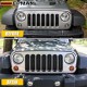 EPMAN 20SETS/CARTON Front Grill Mesh Grille Insert For Jeep Wrangler Rubicon Sahara JK Parts 2007-2017 7PCS/SET EPZWG0715-20T