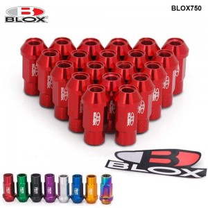 Blox Forged 7075 Aluminium Universal Racing Car Wheels Rims Lug Nuts  M12X1.25 / M12X1.5,L : 50mm (20PCS/Set)  TK-BLOX750