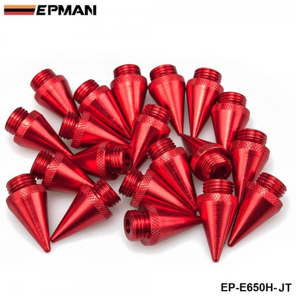 EPMAN Racing Aluminum Lock Locking Lug Nuts With Spikes 20pcs W/Key For Nissan Subaru Suzuki Aftermarker Wheel Nuts EP-E650H-JT EPMAN Racing Aluminum Lock Locking Lug Nuts With Spikes 20pcs W/Key For Nissan Subaru Suzuki Aftermarker Wheel Nuts EP-E650H-JT