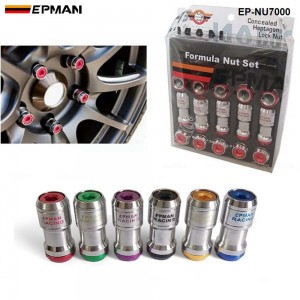 AUTHENTIC EPMAN ACORN RIM Racing Car Lug Wheel Nuts Screw M12 X1.5 / M12X1.25 20PCS For Honda PURPLE FOR VOLK RAYS STEY EP-NU7000