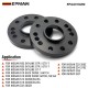 EPMAN 4/5x114.3 15mm Wheel Spacer Hub Centricslip On spacers (pair)-Aluminum For Nissan S13/S14 240SX EPAA01G262 EPMAN 4/5x114.3 15mm Wheel Spacer Hub Centricslip On spacers (pair)-Aluminum For Nissan S13/S14 240SX EPAA01G262