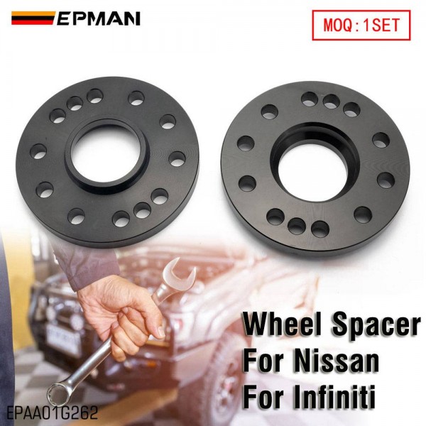 EPMAN 4/5x114.3 15mm Wheel Spacer Hub Centricslip On spacers (pair)-Aluminum For Nissan S13/S14 240SX EPAA01G262 EPMAN 4/5x114.3 15mm Wheel Spacer Hub Centricslip On spacers (pair)-Aluminum For Nissan S13/S14 240SX EPAA01G262