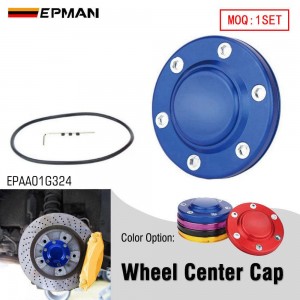 EPMAN 105mm (104.8mm) Wheel Center Cap Aluminum Universal Hub Cover for SUV Pickup Truck EPAA01G324