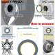 EPMAN 4PCS/Set Car Wheel Hub Center Rings Wheel Center Axle Hub Impact Absorption Ring Aluminum Alloy Silver Tone Durable EPAA18G04