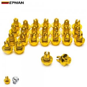 EPMAN -25pcs/lot  Plastic Wheels Rivets Fits AH Ds Series Wheel Rims Cap Lip Screw Bolt Tires