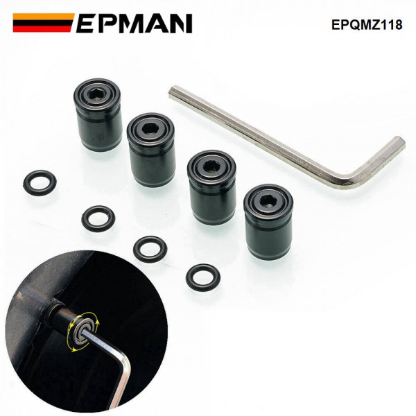 EPMAN Car Tire Valve Stem Caps 4PCS/PACK Auto Wheel Tyre Air Stems Cover Anti-Theft Dust-Proof Colored Bling Aluminum Valve Stem Caps EPQMZ118