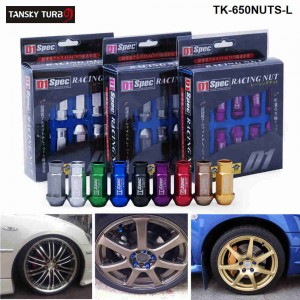 D1 Light Weight Wheel Racing Lug Nuts M12X1.25 / M12X1.5, L:52mm (20PCS/Set) TK-650NUTS-L