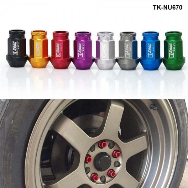 Jdm Billet Aluminium Universal Racing Car Wheels Rims Lug Nuts M12X1.25 / M12X1.5 (20PCS/Set) For Mostly Car TK-NU670 Jdm Billet Aluminium Universal Racing Car Wheels Rims Lug Nuts M12X1.25 / M12X1.5 (20PCS/Set) For Mostly Car TK-NU670