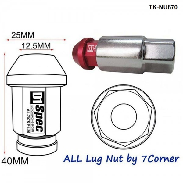 Jdm Billet Aluminium Universal Racing Car Wheels Rims Lug Nuts M12X1.25 / M12X1.5 (20PCS/Set) For Mostly Car TK-NU670 Jdm Billet Aluminium Universal Racing Car Wheels Rims Lug Nuts M12X1.25 / M12X1.5 (20PCS/Set) For Mostly Car TK-NU670