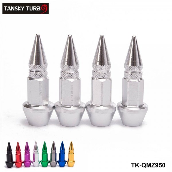TANSKY -4Pcs/Set Spike Shape Auto Bicycle Tire Valve Cap Valve Stem Caps Wheel Rims Lug Nuts TK-QMZ950 TANSKY -4Pcs/Set Spike Shape Auto Bicycle Tire Valve Cap Valve Stem Caps Wheel Rims Lug Nuts TK-QMZ950