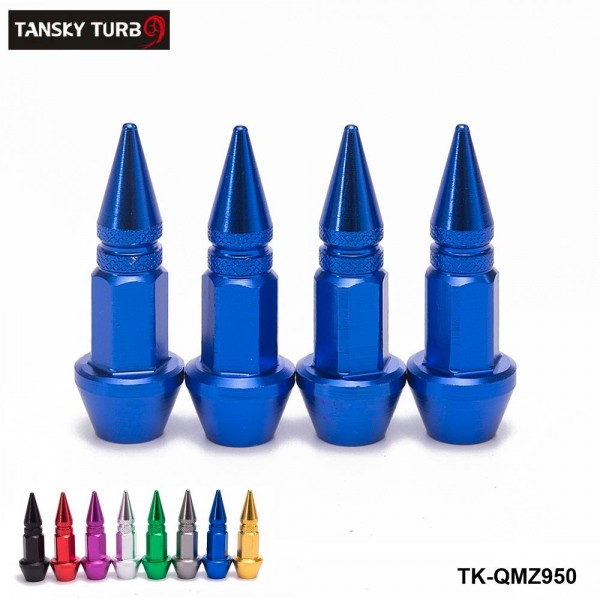TANSKY -4Pcs/Set Spike Shape Auto Bicycle Tire Valve Cap Valve Stem Caps Wheel Rims Lug Nuts TK-QMZ950 TANSKY -4Pcs/Set Spike Shape Auto Bicycle Tire Valve Cap Valve Stem Caps Wheel Rims Lug Nuts TK-QMZ950
