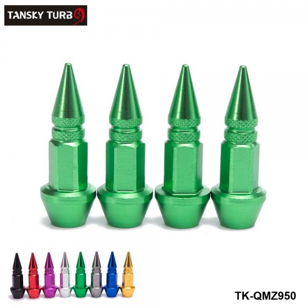 TANSKY -4Pcs/Set Spike Shape Auto Bicycle Tire Valve Cap Valve Stem Caps Wheel Rims Lug Nuts TK-QMZ950 TANSKY -4Pcs/Set Spike Shape Auto Bicycle Tire Valve Cap Valve Stem Caps Wheel Rims Lug Nuts TK-QMZ950