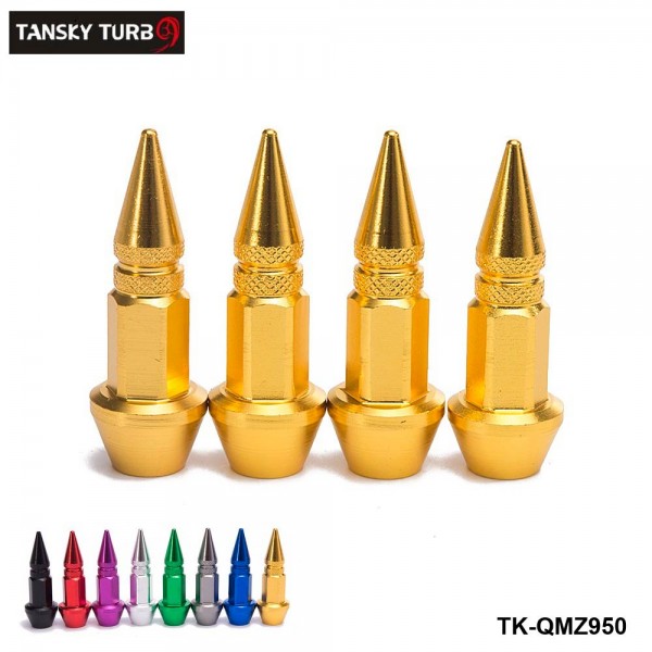 TANSKY -4Pcs/Set Spike Shape Auto Bicycle Tire Valve Cap Valve Stem Caps Wheel Rims Lug Nuts TK-QMZ950 TANSKY -4Pcs/Set Spike Shape Auto Bicycle Tire Valve Cap Valve Stem Caps Wheel Rims Lug Nuts TK-QMZ950