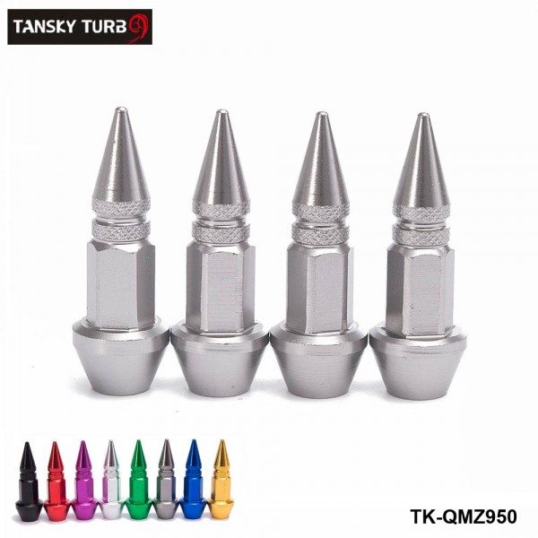 TANSKY -4Pcs/Set Spike Shape Auto Bicycle Tire Valve Cap Valve Stem Caps Wheel Rims Lug Nuts TK-QMZ950 TANSKY -4Pcs/Set Spike Shape Auto Bicycle Tire Valve Cap Valve Stem Caps Wheel Rims Lug Nuts TK-QMZ950
