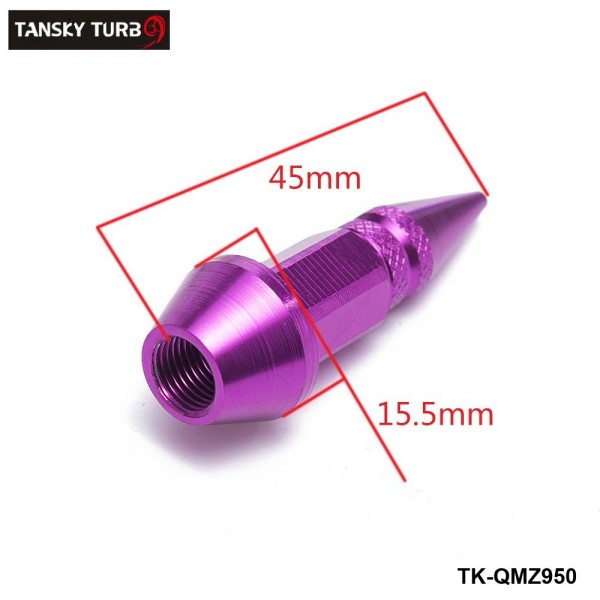 TANSKY -4Pcs/Set Spike Shape Auto Bicycle Tire Valve Cap Valve Stem Caps Wheel Rims Lug Nuts TK-QMZ950 TANSKY -4Pcs/Set Spike Shape Auto Bicycle Tire Valve Cap Valve Stem Caps Wheel Rims Lug Nuts TK-QMZ950