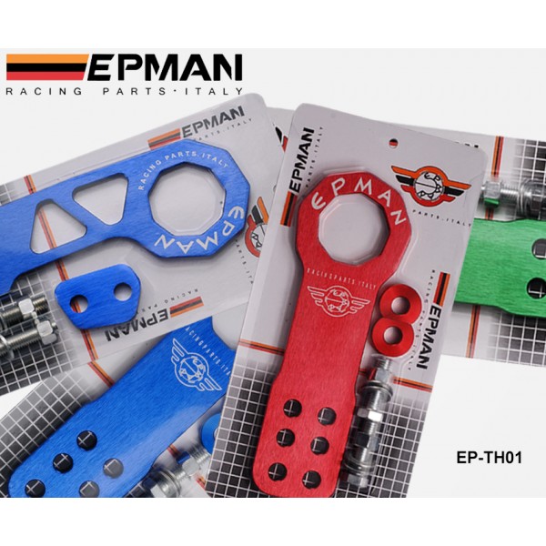 EPMAN Universal All Model Car Trailer Hook Aluminum Tow hook Towing Racing Front EP-TH01F EPMAN Universal All Model Car Trailer Hook Aluminum Tow hook Towing Racing Front EP-TH01F