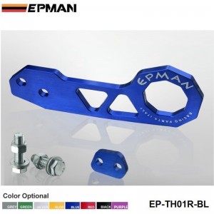 EPMAN Billet Aluminium Rear Tow Hook Universal car such as for Skyline 200SX R33 S13 S14 EP-TH01R