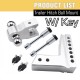 (MOQ:2 SETS) EPMAN Adjustable Trailer Hitch 2" Receiver 6" Drop/Rise Drop Hitch 12500 LBS GTW Ball Mount 2" 2-5/16" Dual Towing Ball Double Locks EPAA12G12