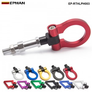 EPMAN Japan Model Car Auto Trailer Tow Hook Ring Eye Front Rear Aluminum For Honda FIT 04 EP-RTHLPH003