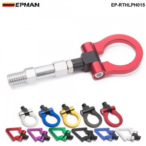 EPMAN Car JDM Model Trailer Hook Ring Eye Tow Towing Front Rear Aluminum For BMW F15 X5 EP-RTHLPH015