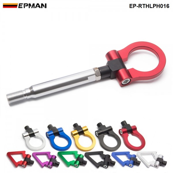 EPMAN Car Sport Japan Model Trailer Tow Hook Ring Eye Towing Front Rear Aluminum For Subaru BRZ 2013-up EP-RTHLPH016