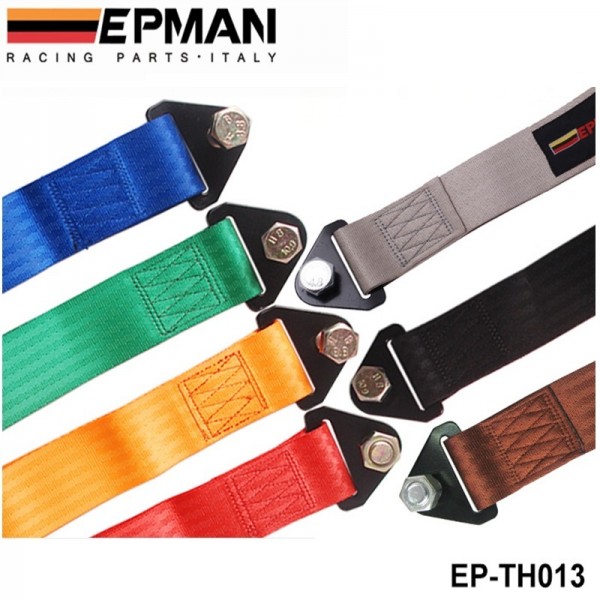 EPMAN Universal Towing Ropes Tow Strap Orange Blue Green Red Black Brown Gray EP-TH013 EPMAN Universal Towing Ropes Tow Strap Orange Blue Green Red Black Brown Gray EP-TH013
