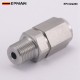 EPMAN Tube Adapter Flare Fitting AN-3 (3AN) Female To 1/8" NPT Male Stainless Steel Oil Tube And Oil Cooling Adapter EPCGQ260 EPMAN Tube Adapter Flare Fitting AN-3 (3AN) Female To 1/8" NPT Male Stainless Steel Oil Tube And Oil Cooling Adapter EPCGQ260
