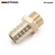 EPMAN Straight Brass Male Flare M18 x 1.5 Male to 16mm Metric Thread Pipe Fuel Fitting Adapter For Oil Gas Fuel Water EPCGQ267