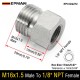M16 x 1.5 Male to 1/8inch NPT Female
