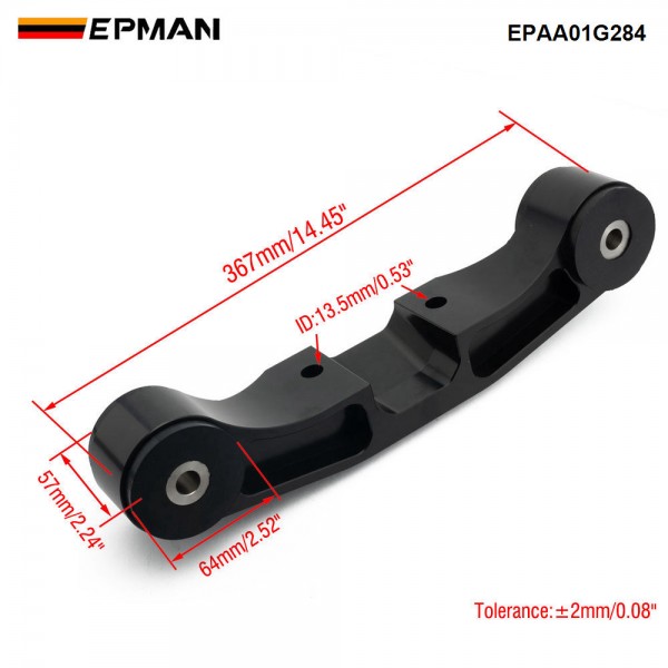 EPMAN Rear Differential Brace Billet Aluminum for Subaru WRX/STI 08+ Transmission Drivetrain EPAA01G284 EPMAN Rear Differential Brace Billet Aluminum for Subaru WRX/STI 08+ Transmission Drivetrain EPAA01G284